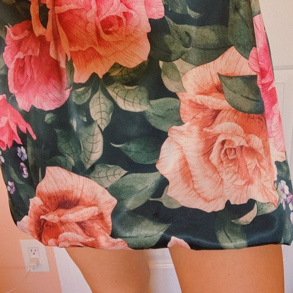 Lux LA Floral Print Halter Mini Dress - Picture 6 of 6